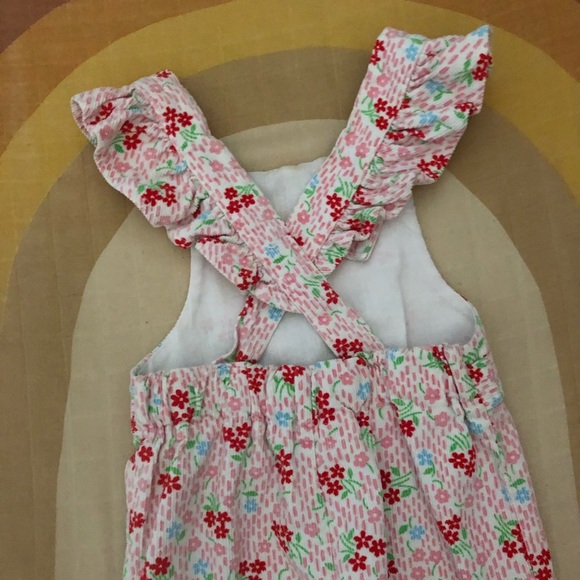 Vintage Health-Tex Floral Corduroy Overalls 24mo - Picture 4 of 4